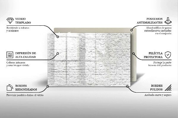 Osłona na płytę indukcyjną Ściana mur cegły