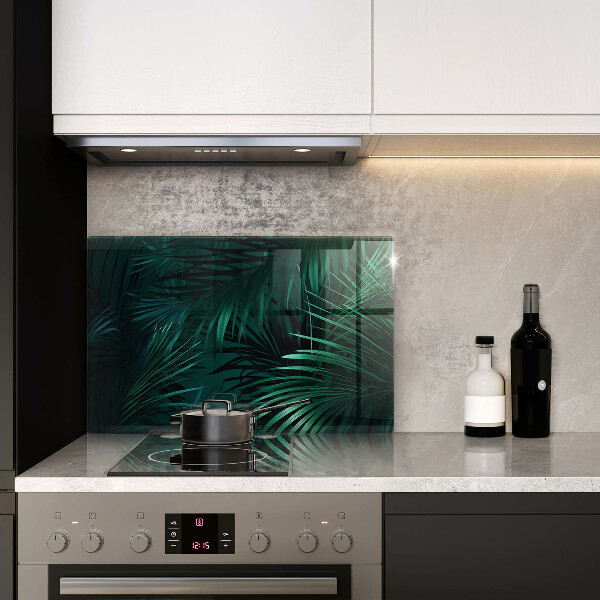 Osłona płyty indukcyjnej Liście dzika dżungla