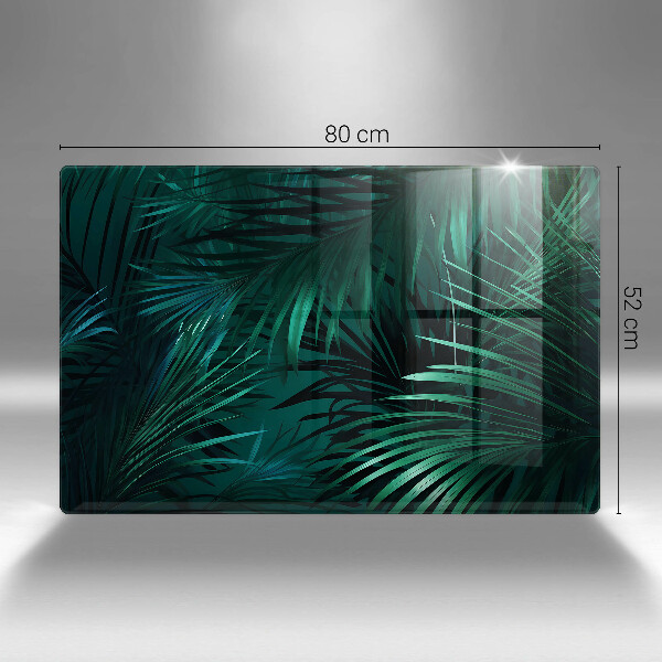 Osłona płyty indukcyjnej Liście dzika dżungla