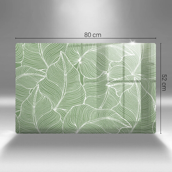 Osłona na płytę indukcyjną Linearne liście