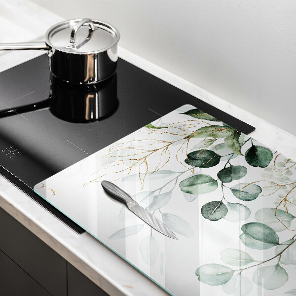 Osłona na płytę indukcyjną Malowane rośliny