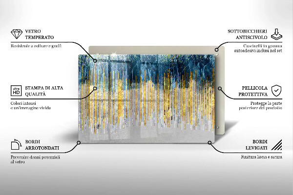 Osłona na płytę indukcyjną Designerska abstrakcja