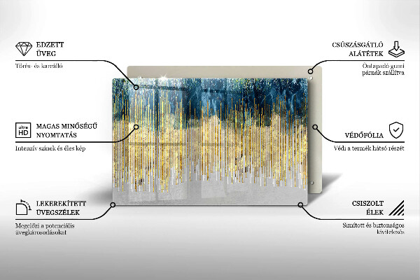 Osłona na płytę indukcyjną Designerska abstrakcja
