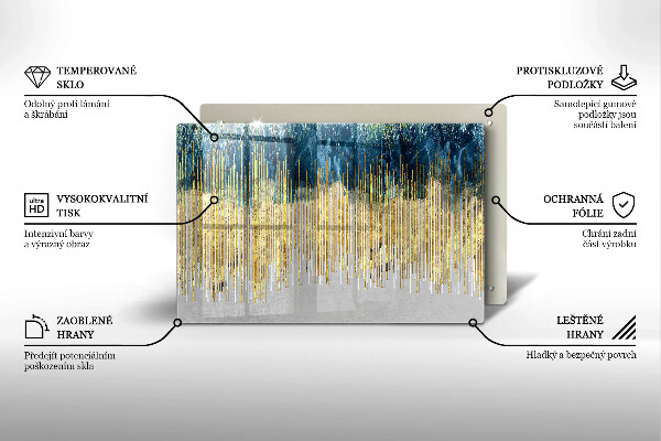 Osłona na płytę indukcyjną Designerska abstrakcja