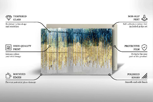 Osłona na płytę indukcyjną Designerska abstrakcja