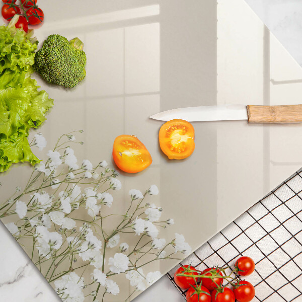 Osłona na płytę indukcyjną Gipsówka boho kwiaty