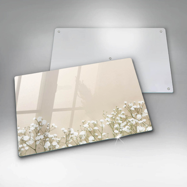 Osłona na płytę indukcyjną Gipsówka boho kwiaty