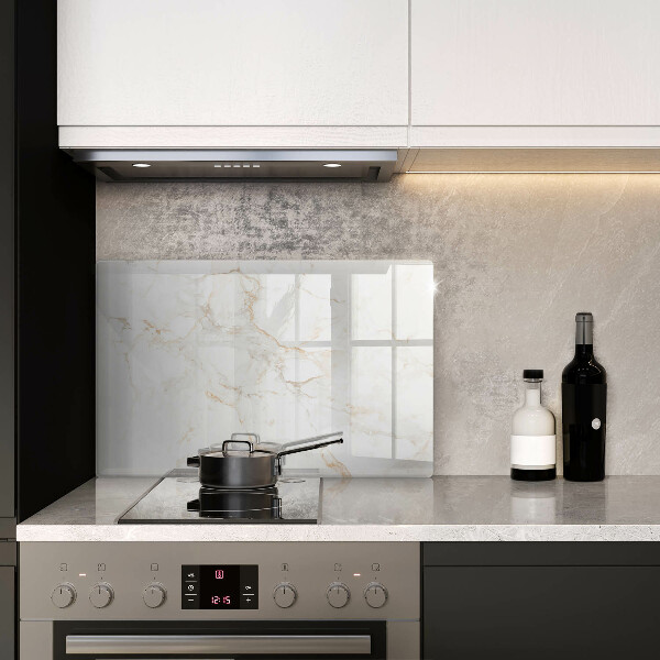 Osłona na płytę indukcyjną Elegancki kamień marmur