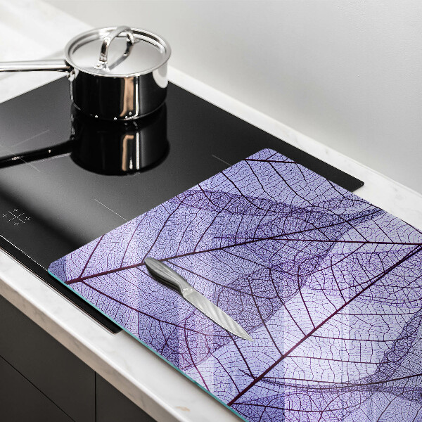 Osłona na płytę indukcyjną Liście z żyłkami