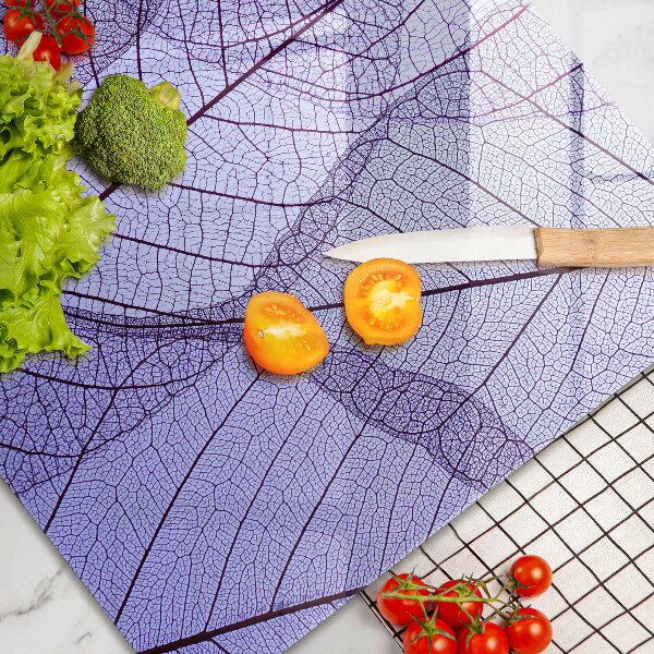 Osłona na płytę indukcyjną Liście z żyłkami