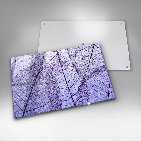 Osłona na płytę indukcyjną Liście z żyłkami