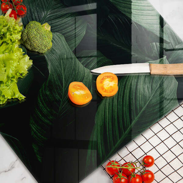 Osłona na płytę indukcyjną Ciemne liście