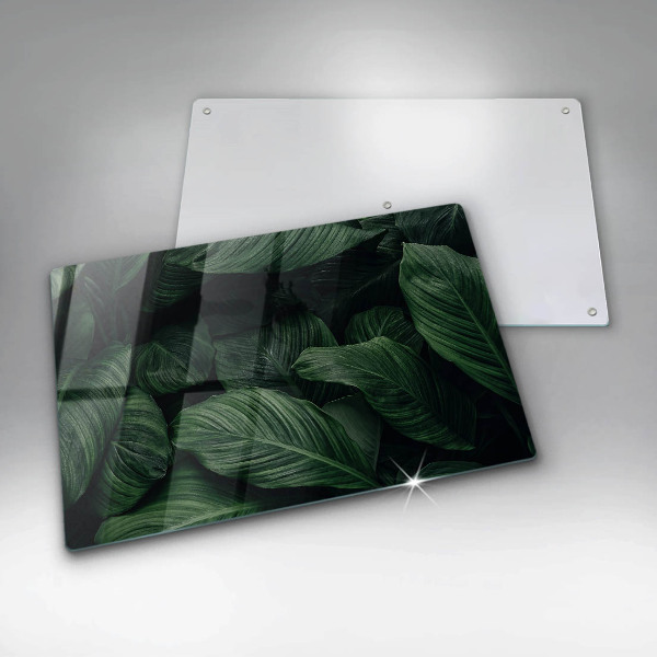 Osłona na płytę indukcyjną Ciemne liście