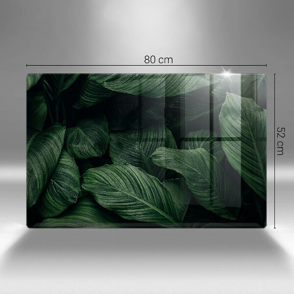 Osłona na płytę indukcyjną Ciemne liście