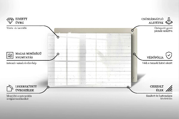 Osłona na ścianę do kuchni Nowoczesne jasne deski