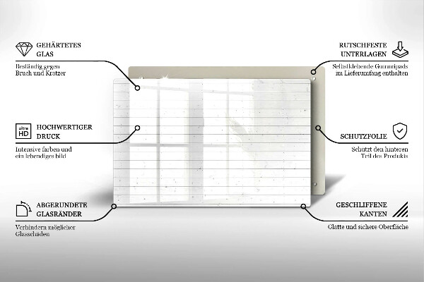 Osłona na ścianę do kuchni Nowoczesne jasne deski