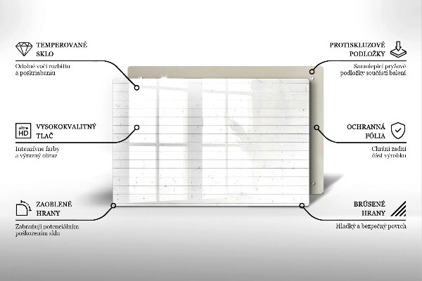 Osłona na ścianę do kuchni Nowoczesne jasne deski