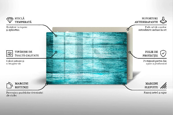 Osłona na ścianę do kuchni Vintage drewniane deski