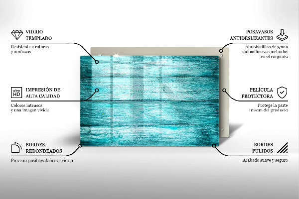 Osłona na ścianę do kuchni Vintage drewniane deski