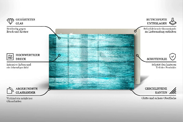 Osłona na ścianę do kuchni Vintage drewniane deski