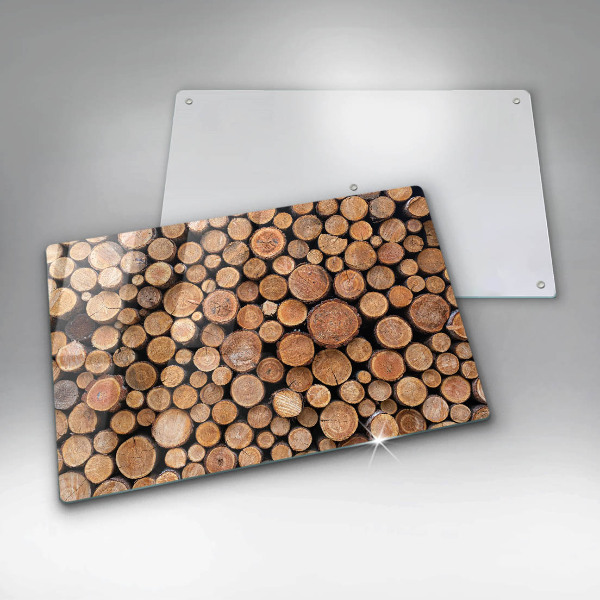 Osłona na ścianę do kuchni Pnie drzew
