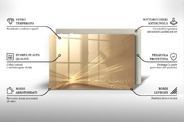 Osłona na płytę indukcyjną Nowoczesna abstrakcja