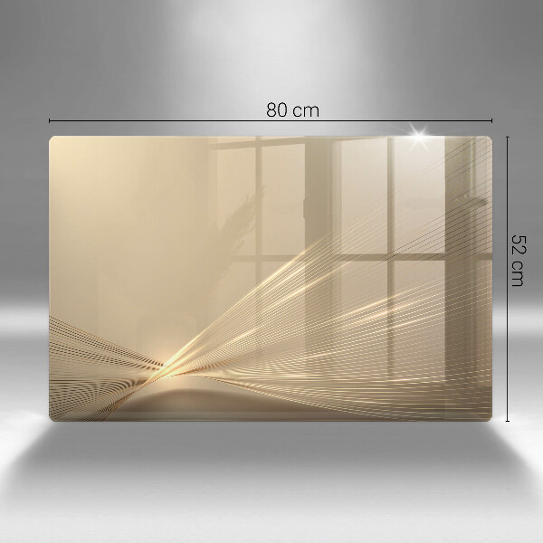 Osłona na płytę indukcyjną Nowoczesna abstrakcja