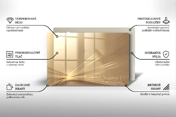 Osłona na płytę indukcyjną Nowoczesna abstrakcja