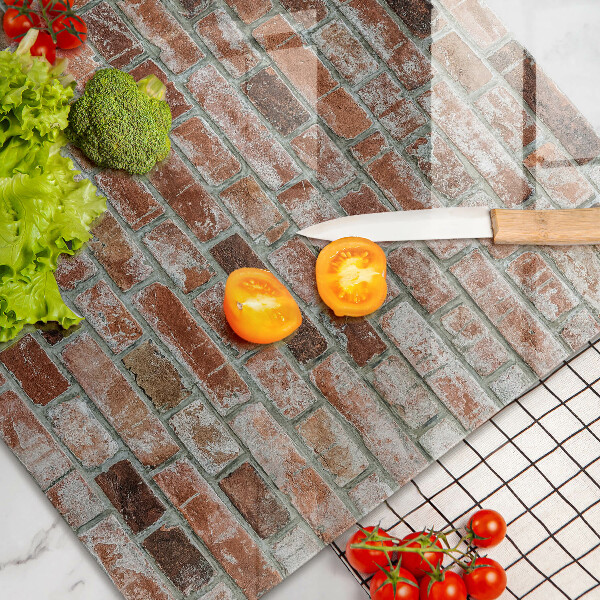 Osłona na płytę indukcyjną Stare cegły mur