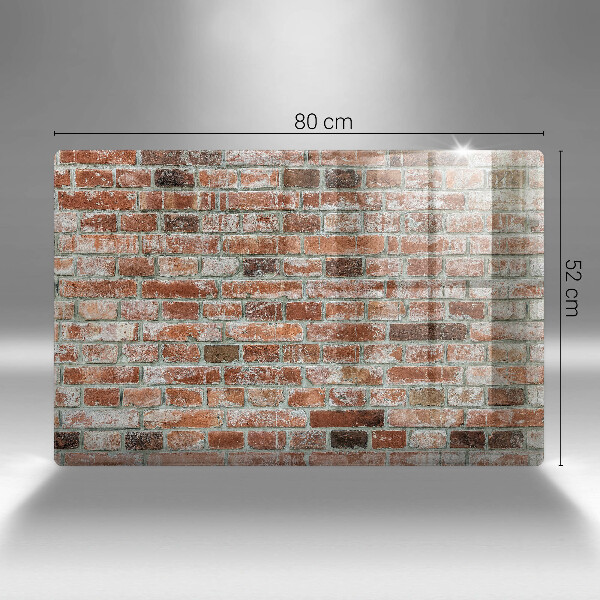 Osłona na płytę indukcyjną Stare cegły mur