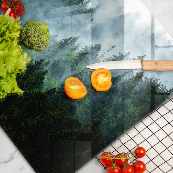 Osłona na płytę indukcyjną Las we mgle