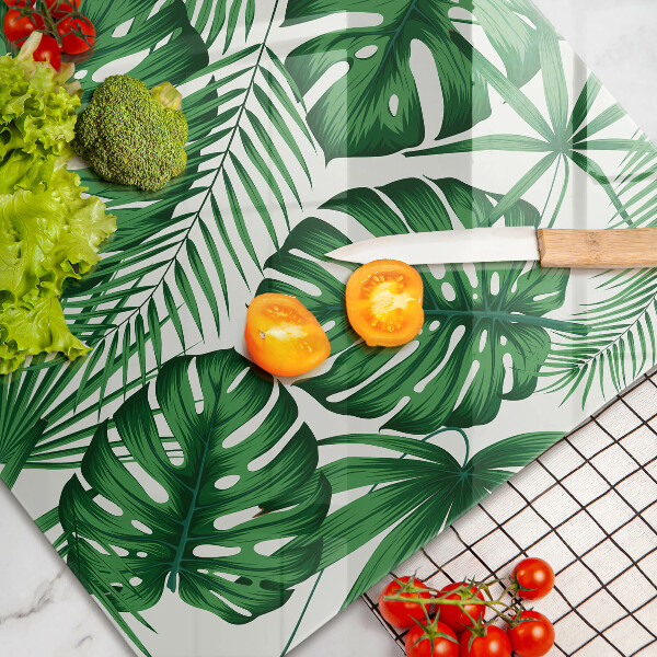 Osłona na płytę indukcyjną Liście monstery