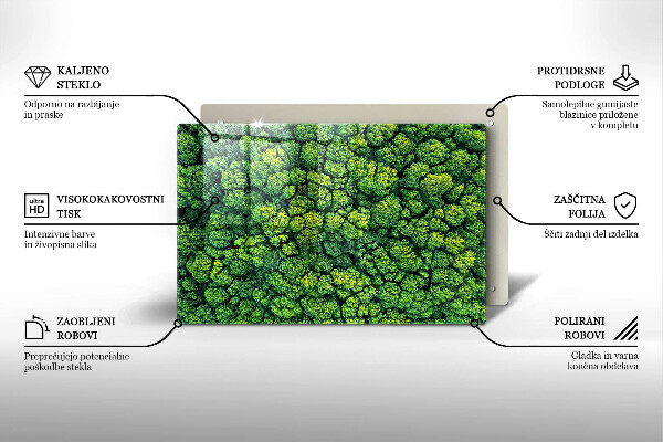 Osłona na płytę indukcyjną Natura rośliny mech