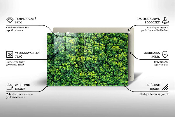 Osłona na płytę indukcyjną Natura rośliny mech