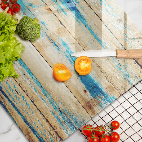 Osłona na płytę indukcyjną Retro deski drewno