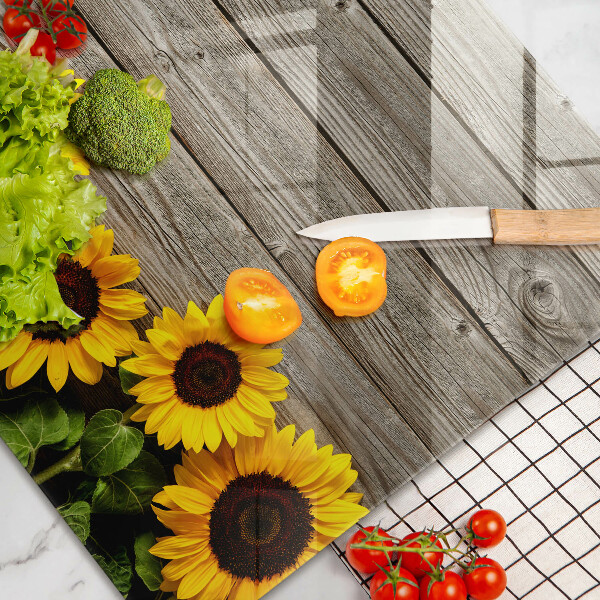 Osłona na płytę indukcyjną Słoneczniki na osłonach