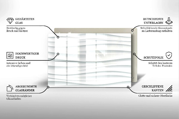 Osłona na płytę indukcyjną Nowoczesna struktura