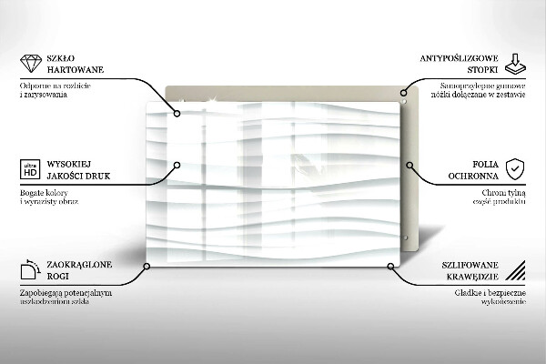 Osłona na płytę indukcyjną Nowoczesna struktura