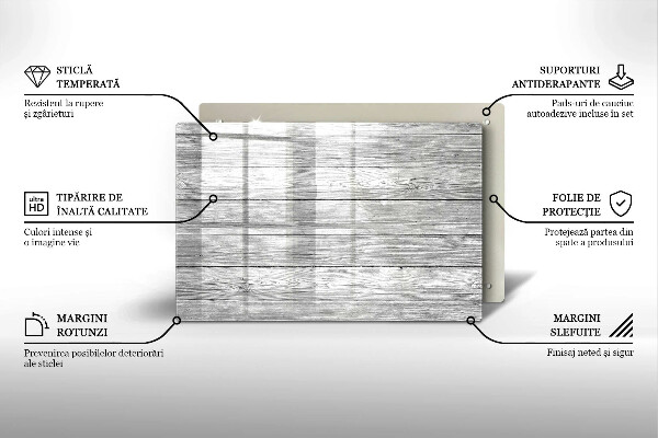 Osłona na płytę indukcyjną Drewno stare deski