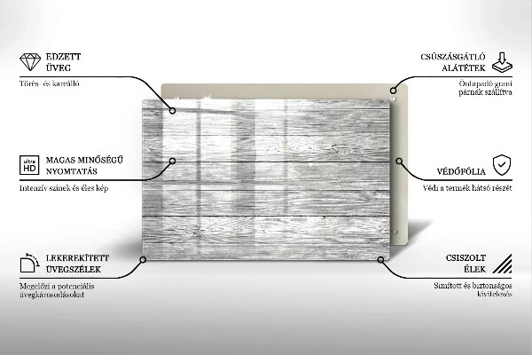Osłona na płytę indukcyjną Drewno stare deski