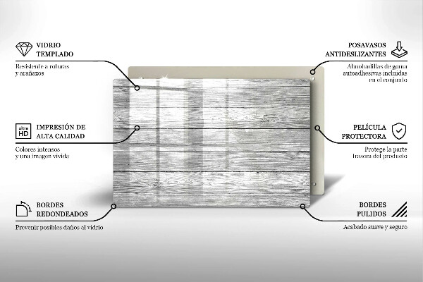 Osłona na płytę indukcyjną Drewno stare deski