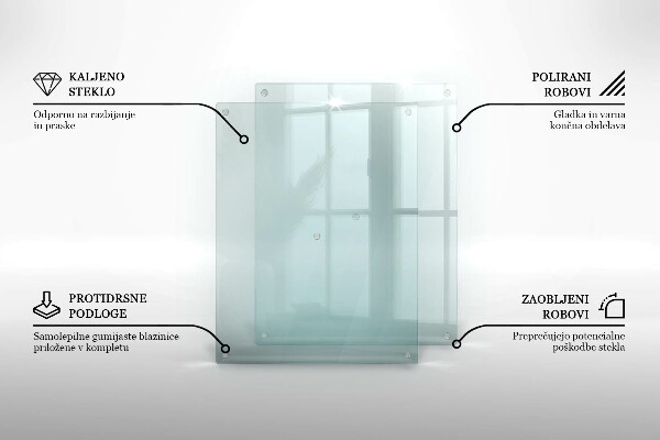 Transparentna płyta ochronna na indukcję 2x40x52 cm