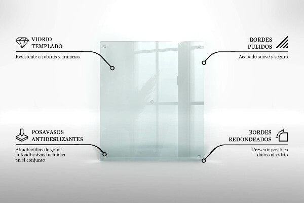 Transparentna osłona na płytę indukcyjną 60x52 cm