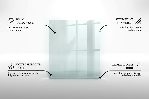 Transparentna osłona na płytę indukcyjną 60x52 cm