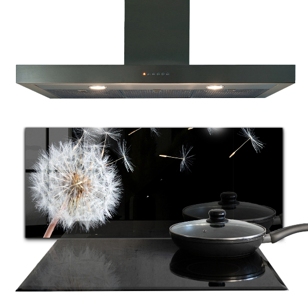 Panel szklany do kuchni Dmuchawiec Mniszek na Wietrze