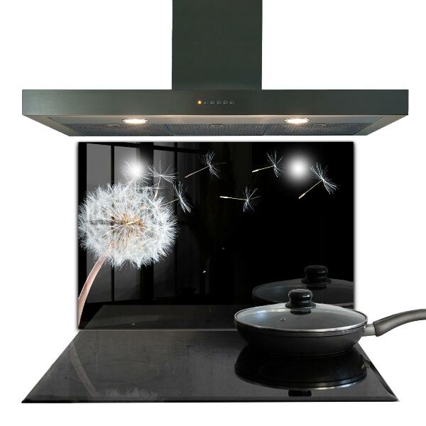 Panel szklany do kuchni Dmuchawiec Mniszek na Wietrze