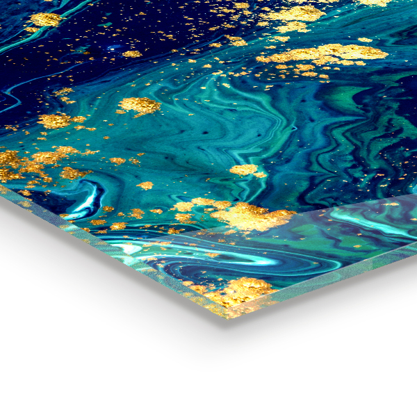 Szkło ozdobne do kuchni Sztuka Nowoczesna Abstrakcja