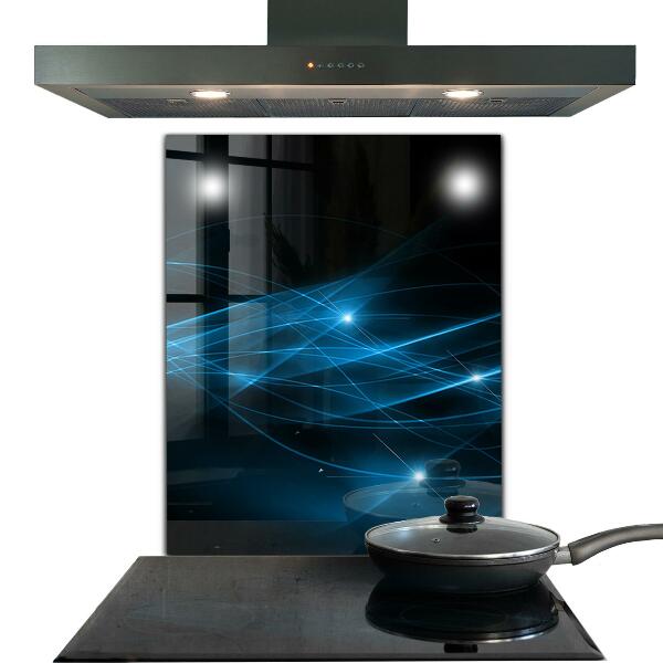 Panel szklany do kuchni Schemat Energii Połączenia