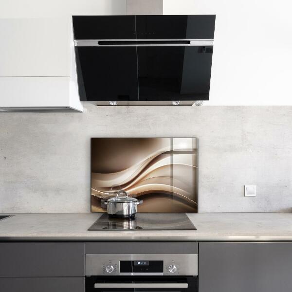 Panel szklany do kuchni Fala Energii Abstrakcja