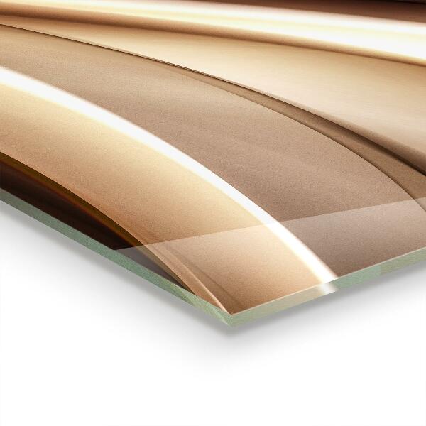 Panel szklany do kuchni Fala Energii Abstrakcja